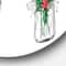 Designart - Bouquets Of Wildflowers In Transparent Vases II - Farmhouse Metal Circle Wall Art